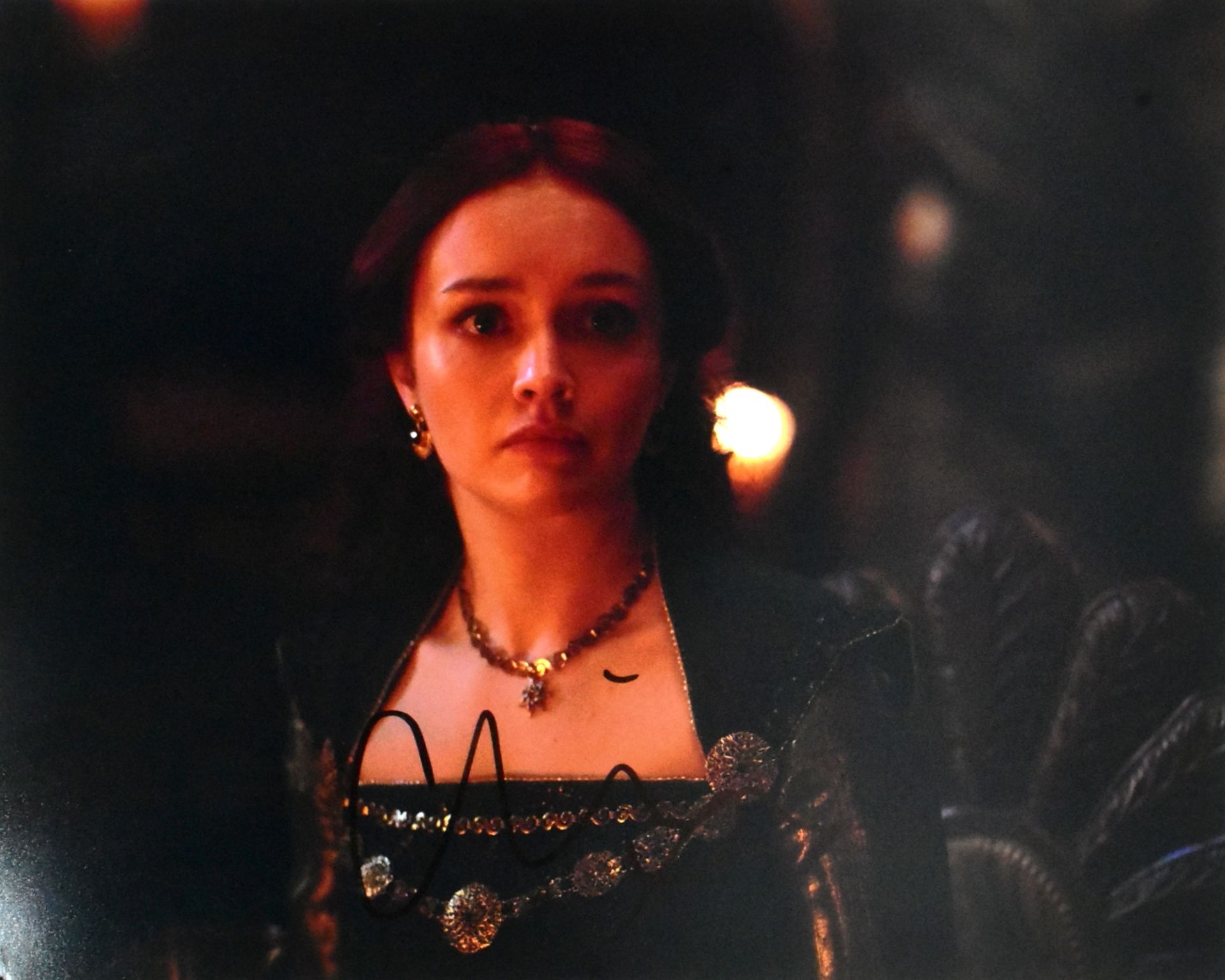 OLIVIA COOKE - HOUSE OF THE DRAGON - SIGNED 8X10" PHOTO - AFTAL