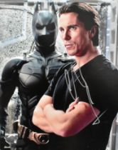 CHRISTIAN BALE - BATMAN - SIGNED 8X10" PHOTO - ACOA