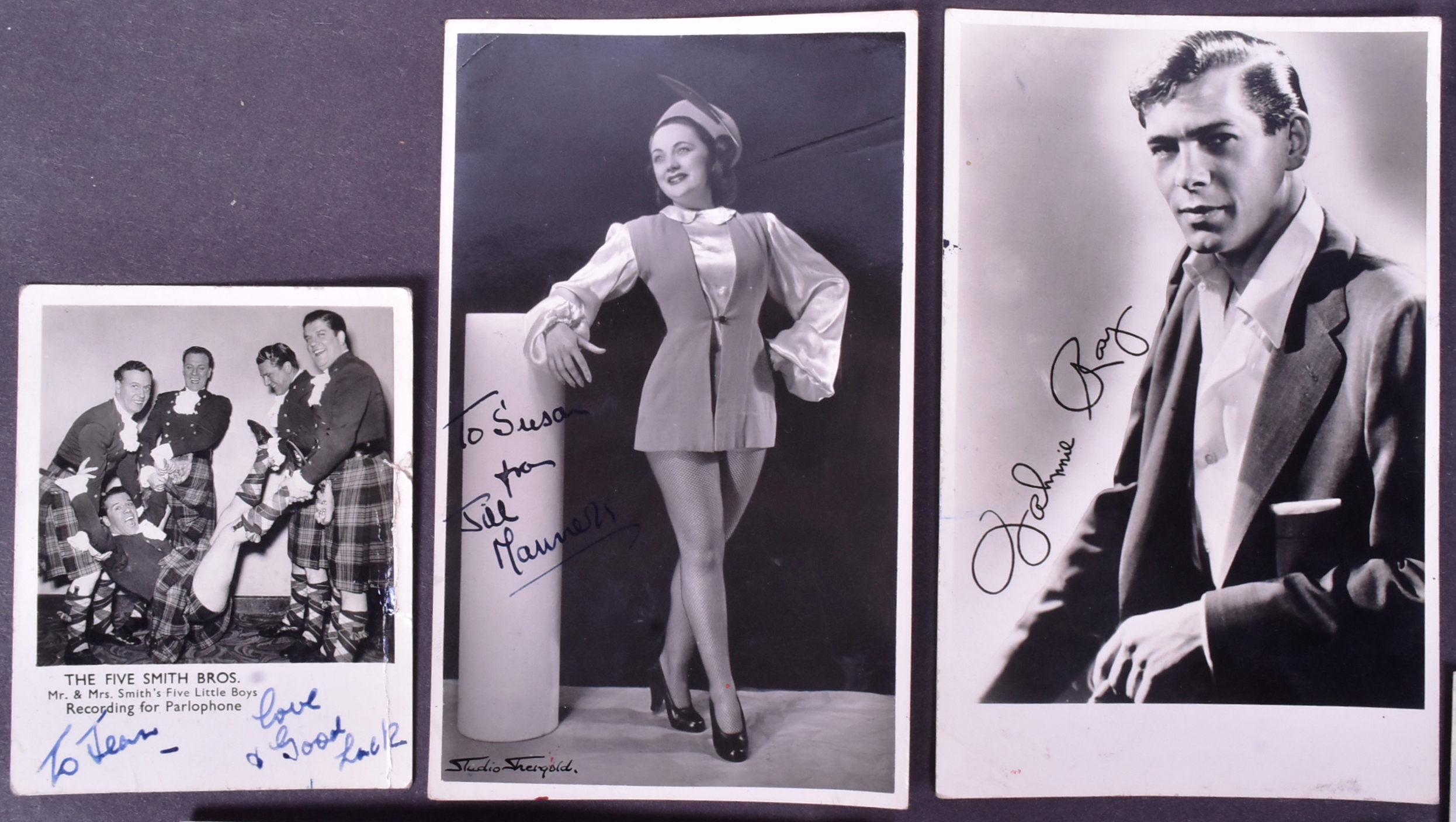 AUTOGRAPHS - 1950S ENTERTAINERS & SINGERS - Image 3 of 5