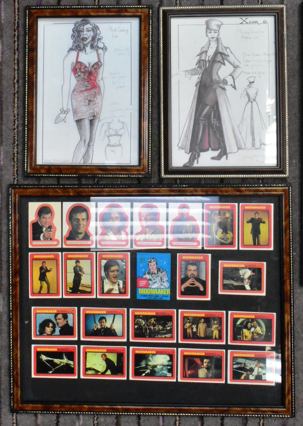 JAMES BOND 007 - COLLECTION OF FRAMED MEMORABILIA - Image 2 of 6