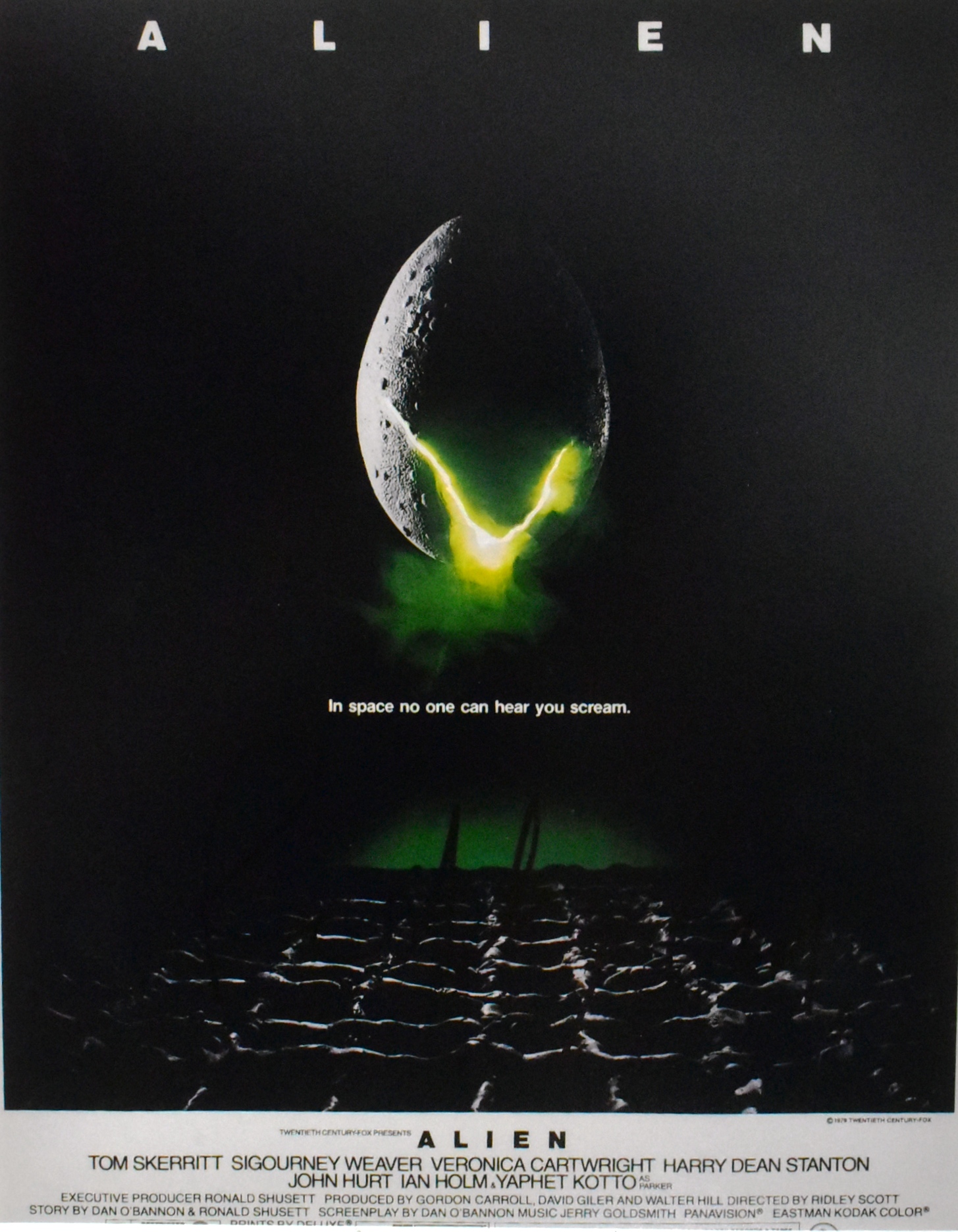 RIDLEY SCOTT - ALIEN - AUTOGRAPHED MINIPOSTER - ACOA