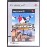 TONY HAWK - SKATEBOARDED - AUTOGRAPHED PS2 PROSKATER 3 GAME