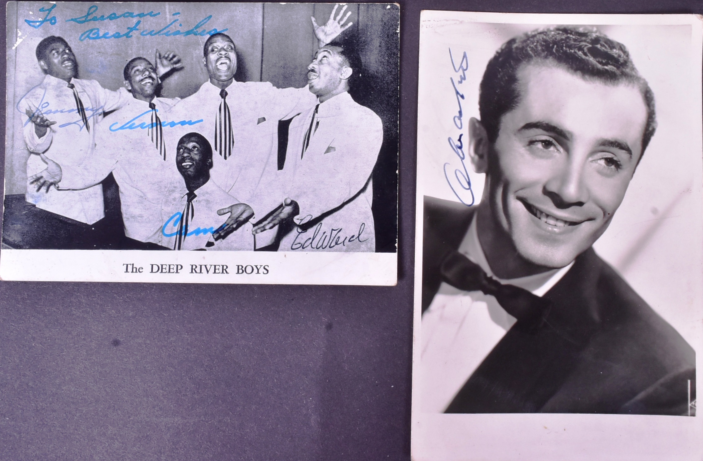 AUTOGRAPHS - 1950S ENTERTAINERS & SINGERS - Image 2 of 5