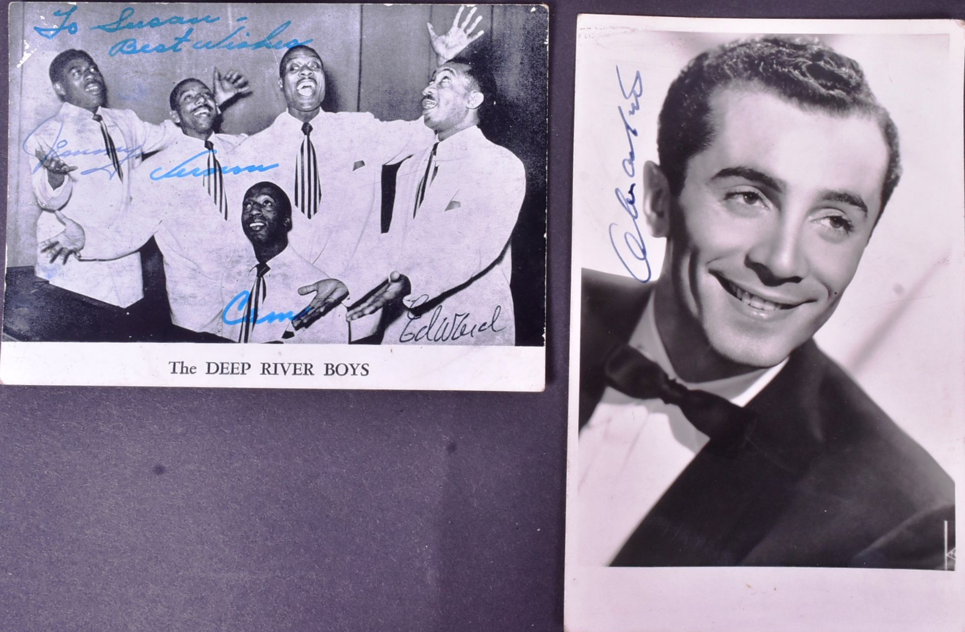 AUTOGRAPHS - 1950S ENTERTAINERS & SINGERS - Bild 2 aus 5