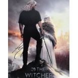 THE WITCHER - HENRY CAVILL - SIGNED 8X10" PHOTO - AFTAL
