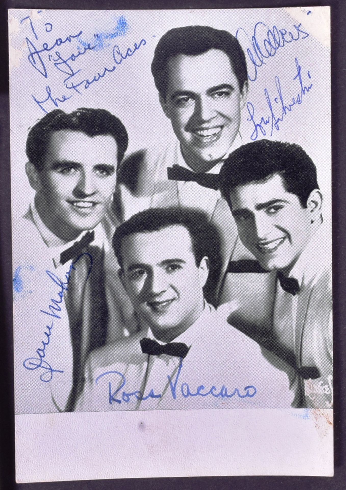 AUTOGRAPHS - 1950S ENTERTAINERS & SINGERS - Image 4 of 5