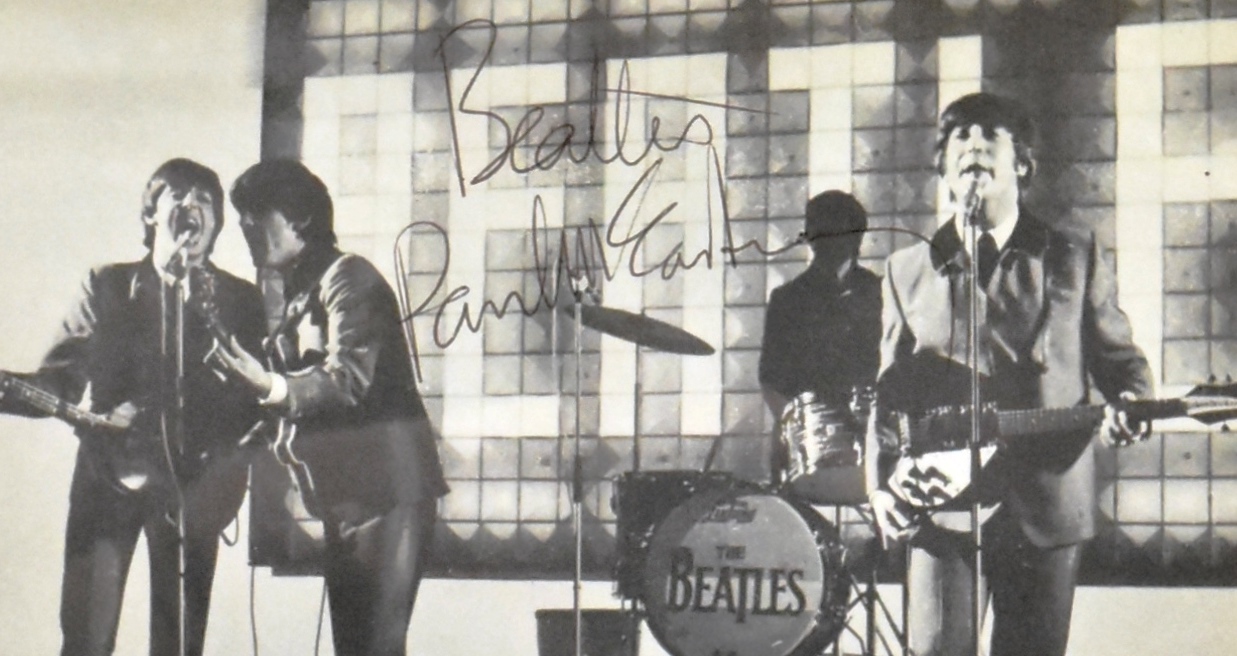 THE BEATLES - MAGAZINE PAGE SIGNED BY ALL MEMBERS - Image 6 of 7