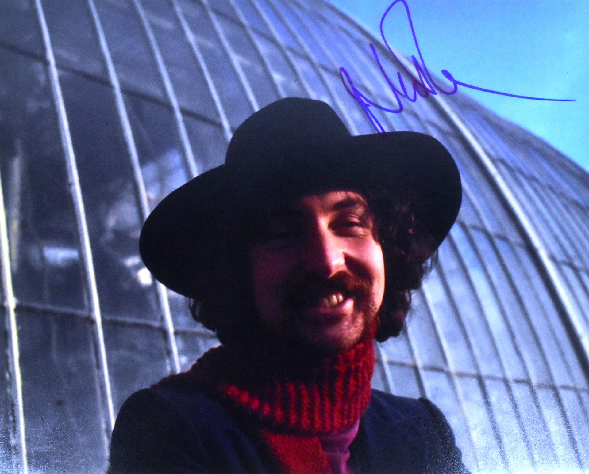 NICK MASON - PINK FLOYD - SIGNED 8X10" PHOTO - ACOA