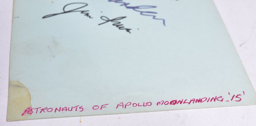 APOLLO 15 AUTOGRAPHS - SCOTT, WORDEN & IRWIN - Image 5 of 5