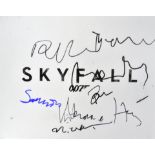 SKYFALL (2012) - JAMES BOND 007 - CAST SIGNED 8X10" FROM PREMIERE