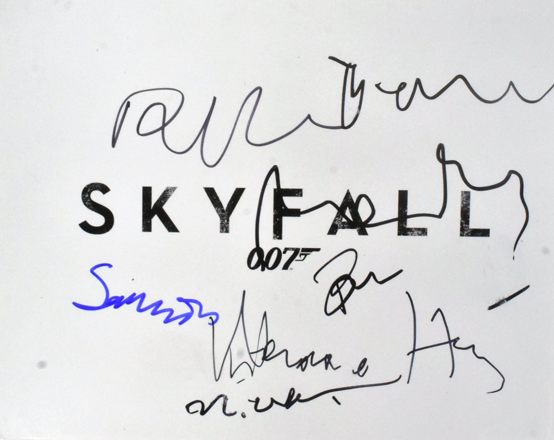 SKYFALL (2012) - JAMES BOND 007 - CAST SIGNED 8X10" FROM PREMIERE