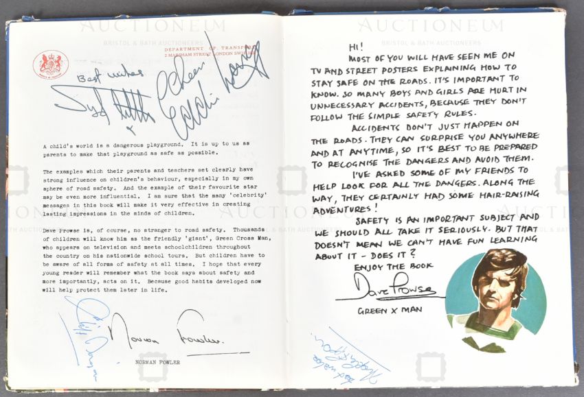 PLAY SAFE WITH THE STARS - MULTI-SIGNED VINTAGE ANNUAL - Image 6 of 10