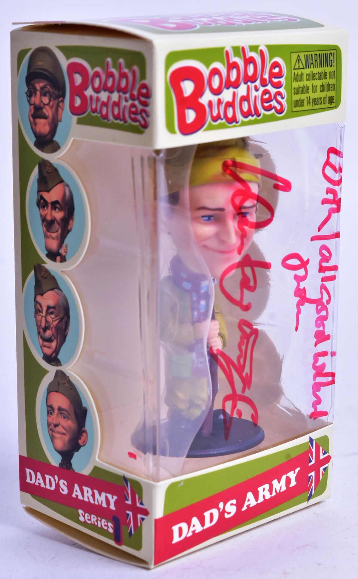 DAD'S ARMY - BOBBLE BUDDIES - IAN LAVENDER SIGNED FIGURE - Image 3 of 4
