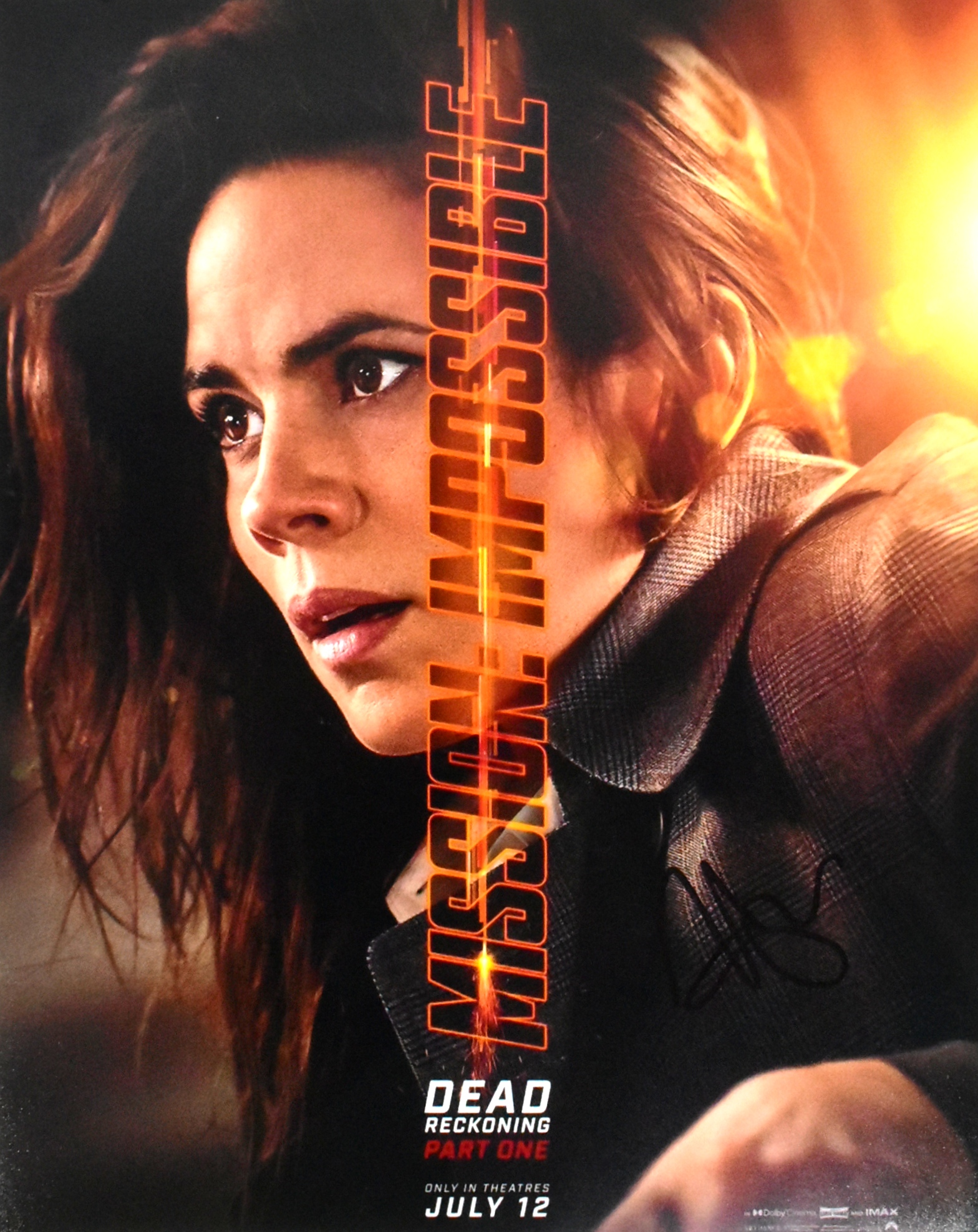 HAYLEY ATWELL - MISSION IMPOSSIBLE - SIGNED 8X10" PHOTO - AFTAL