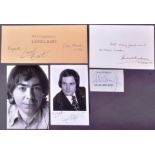 COMPOSERS - AUTOGRAPHS - COLLECTION OF SIGNATURES