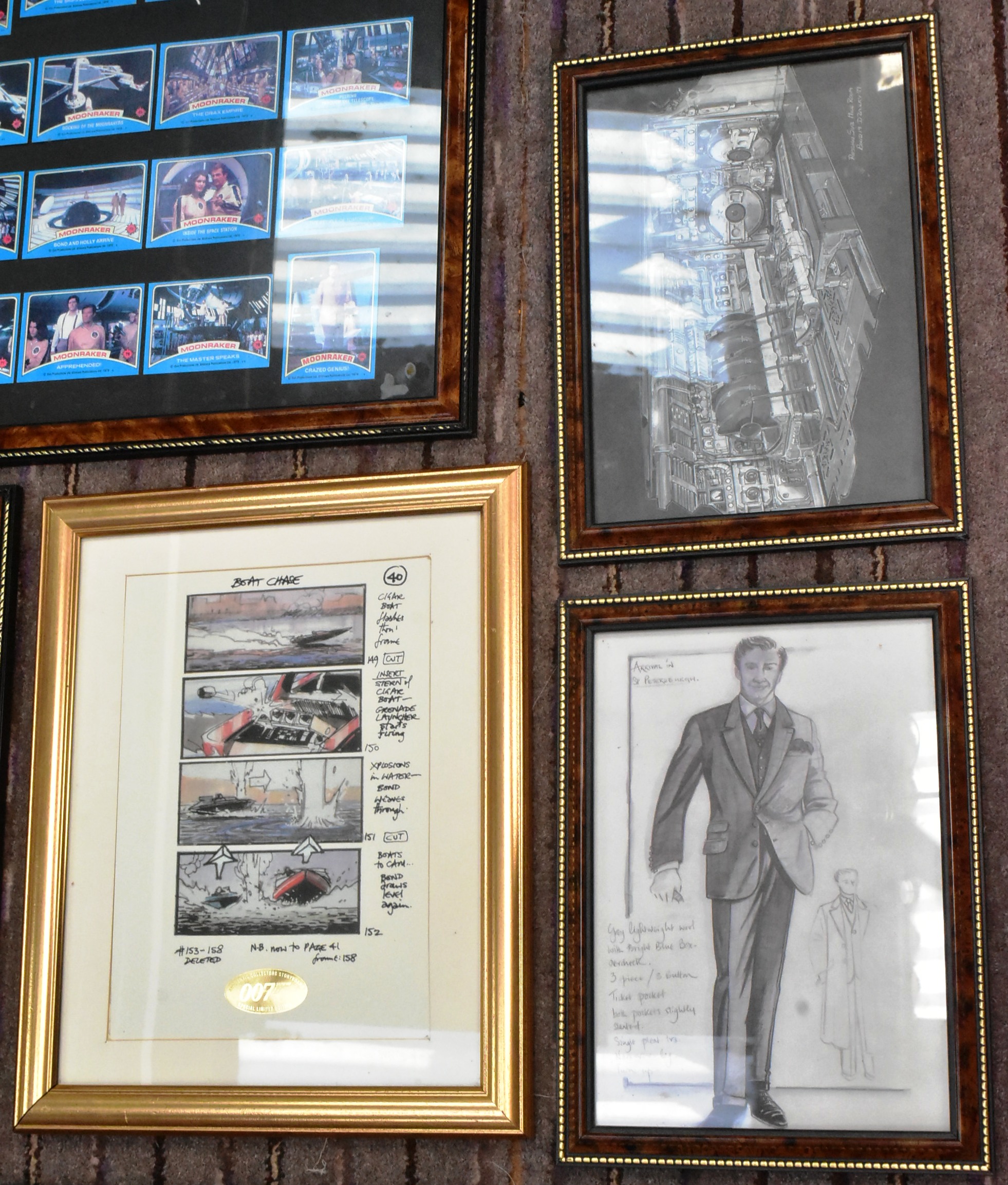 JAMES BOND 007 - COLLECTION OF FRAMED MEMORABILIA - Image 6 of 6