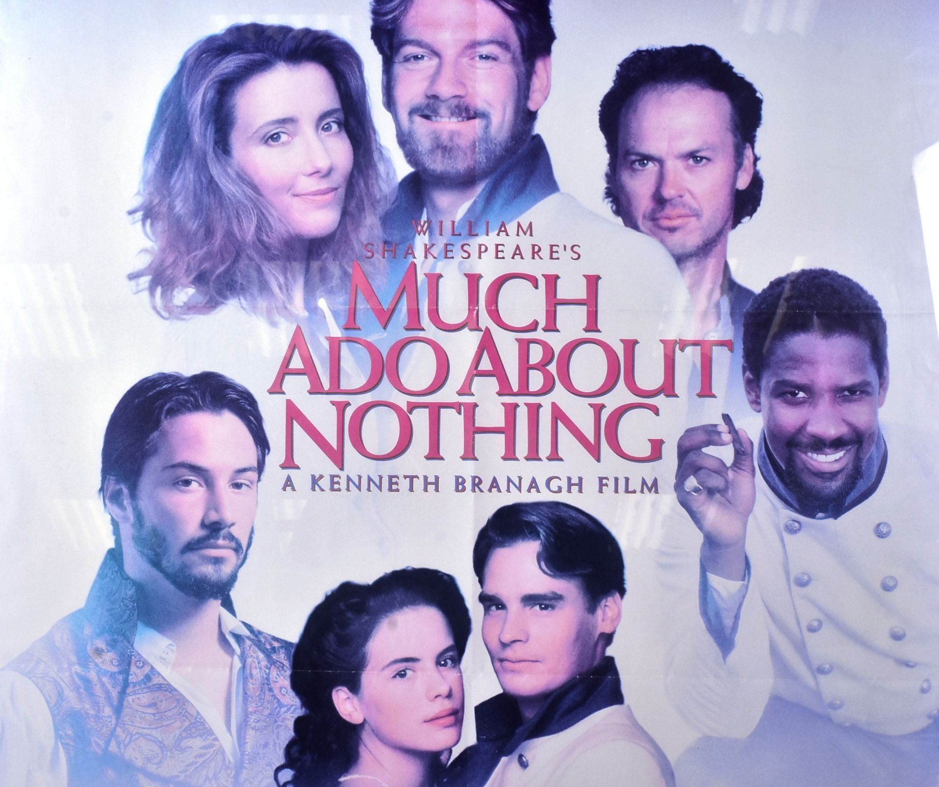 MUCH ADO ABOUT NOTHING (1993) - SIR KENNETH BRANAGH SIGNED POSTER - Bild 3 aus 3
