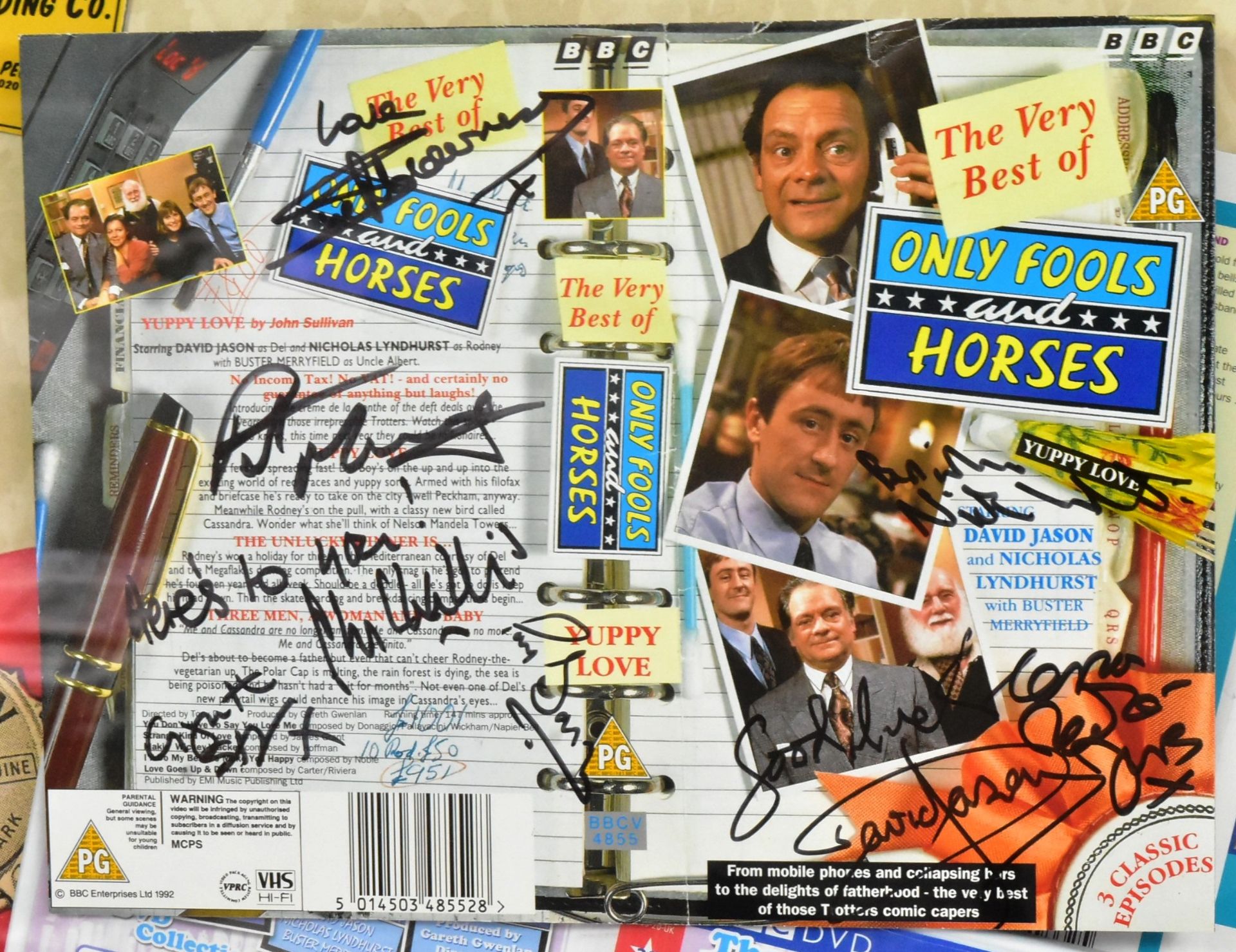 ONLY FOOLS & HORSES - CAST AUTOGRAPHED DISPLAY - Image 3 of 5