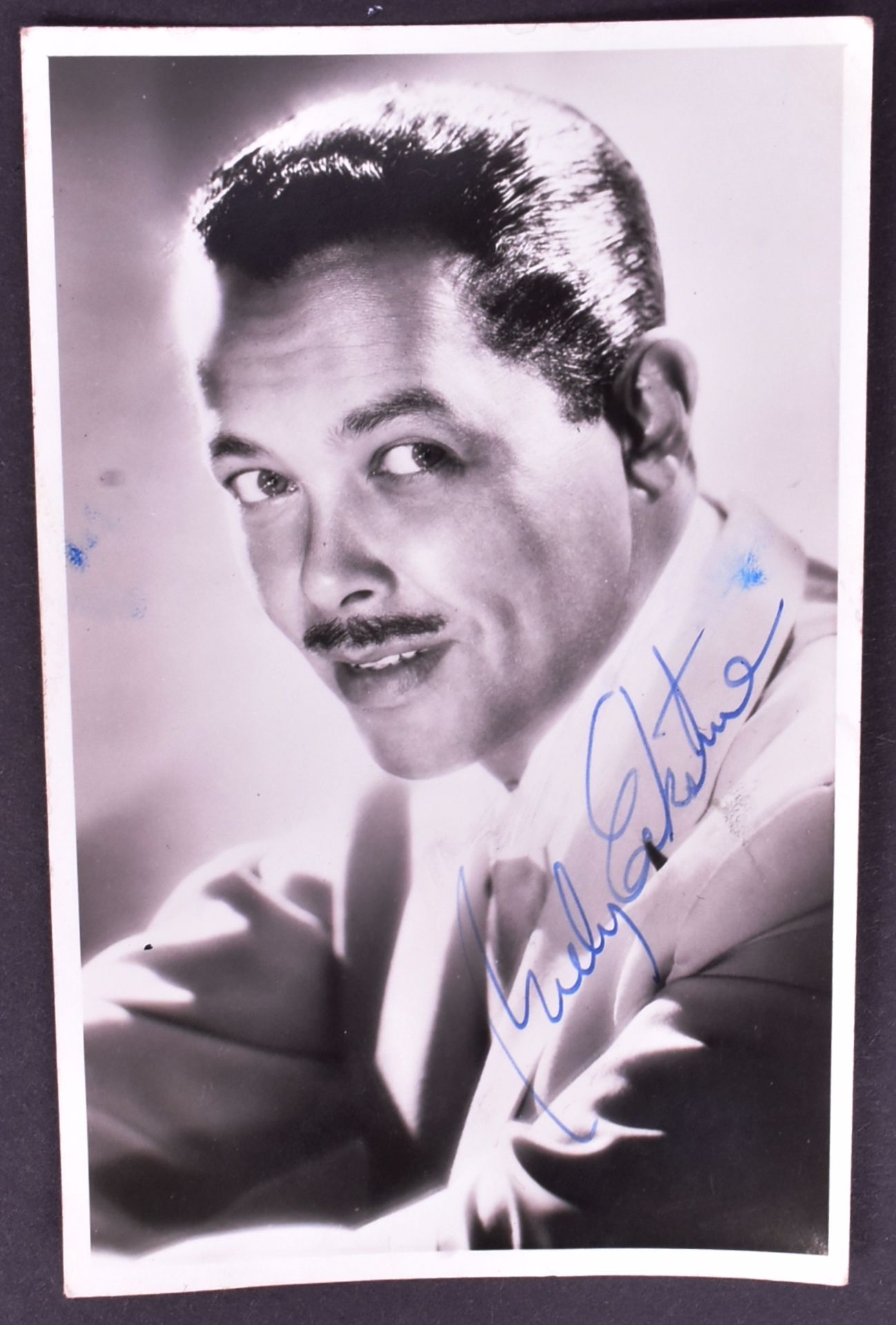 BILLY ECKSTINE (D.1993) - AMERICAN JAZZ SINGER - TWO SIGNED PHOTOS - Image 2 of 3