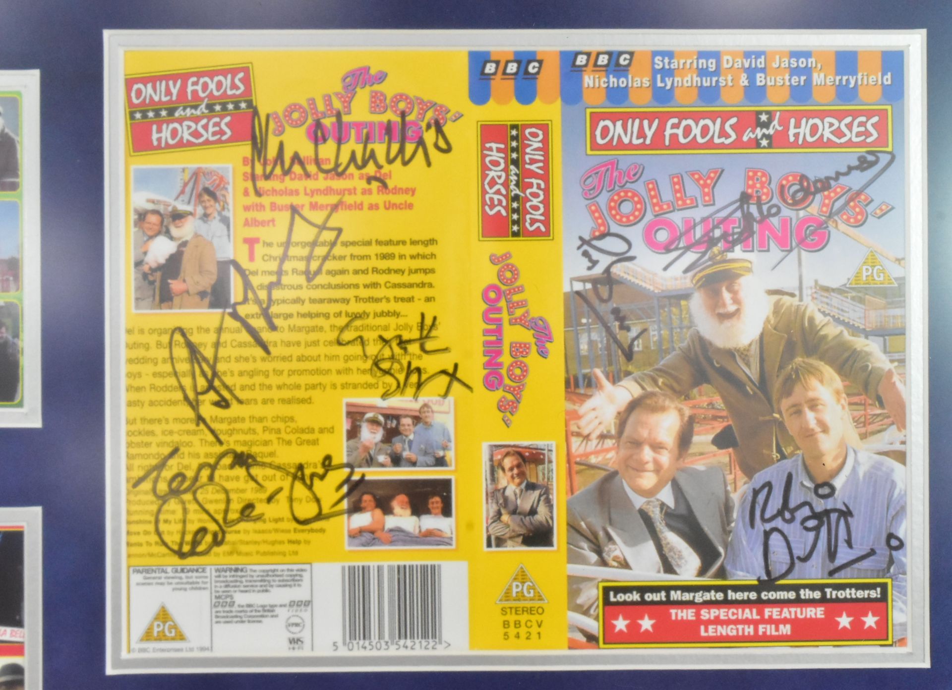 ONLY FOOLS & HORSES - THE JOLLY BOYS' OUTING - WHOLE CAST AUTOGRAPHS - Image 3 of 4