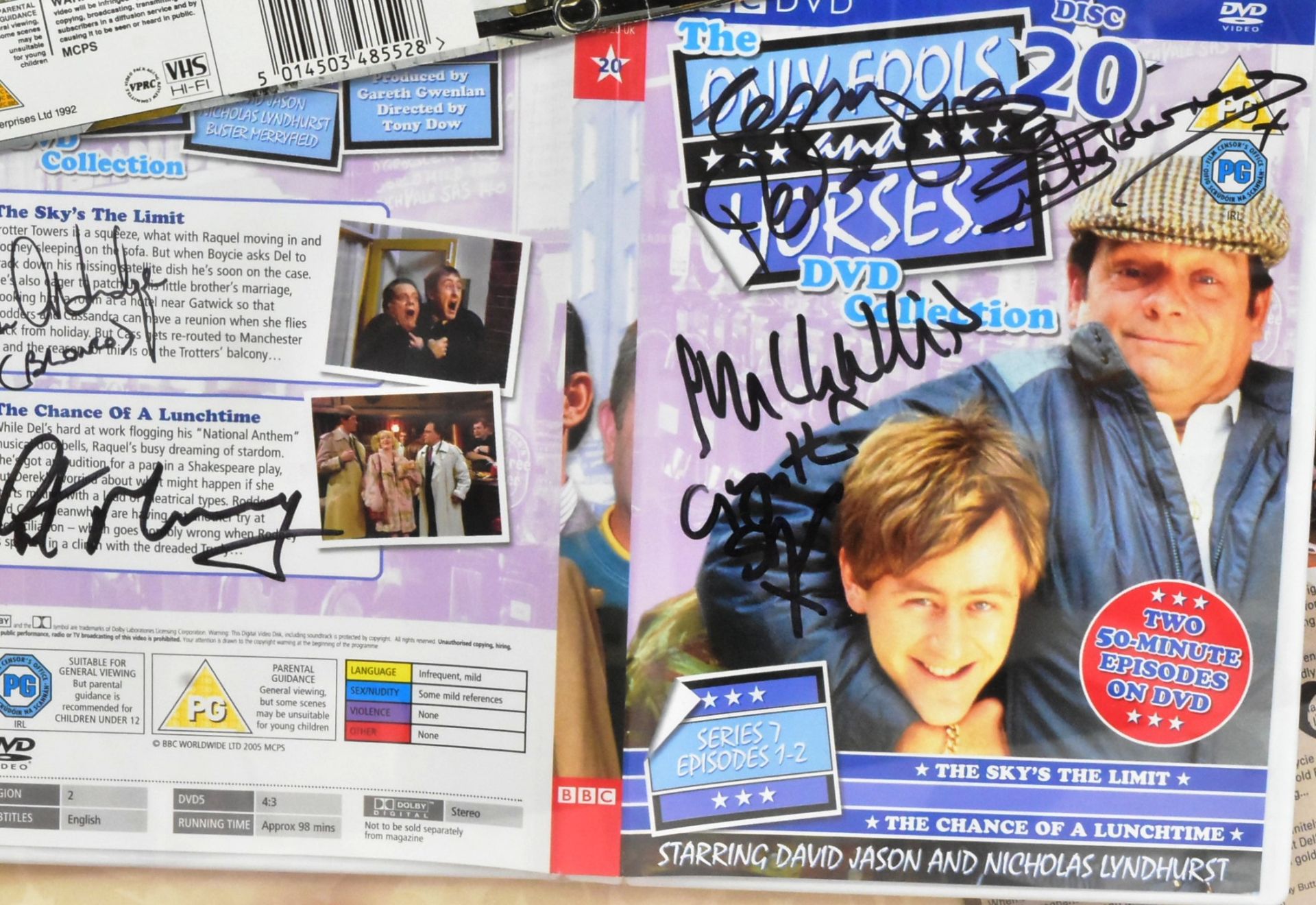 ONLY FOOLS & HORSES - CAST AUTOGRAPHED DISPLAY - Image 4 of 5