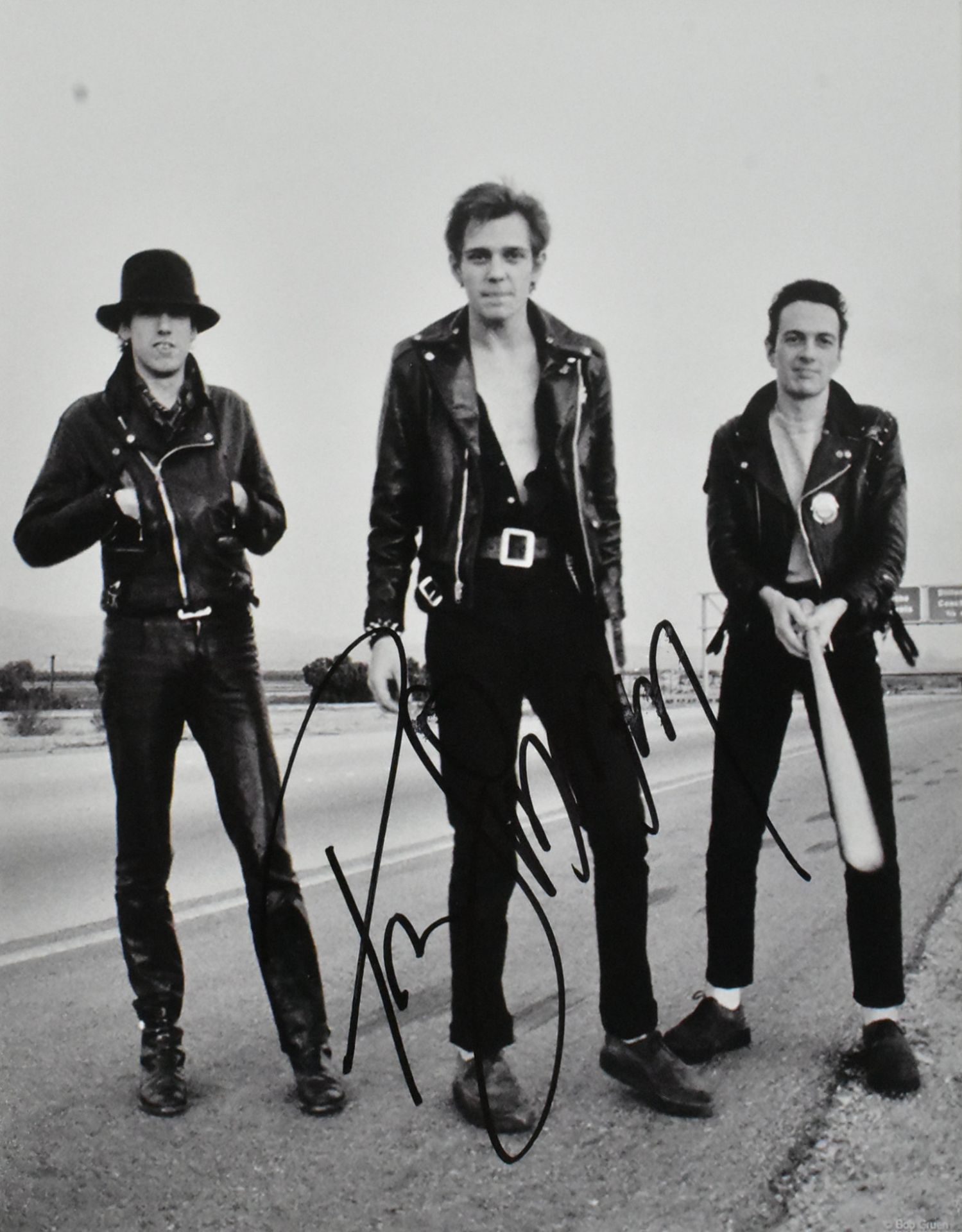 THE CLASH - PAUL SIMONON - SIGNED 8X10" PHOTO - AFTAL