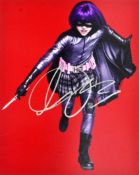 CHLOE GRACE MORETZ - KICK ASS - SIGNED 8X10" PHOTO - AFTAL