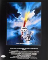 SUPERMAN - RICHARD DONNER (D.2021) - SIGNED POSTER - AFTAL