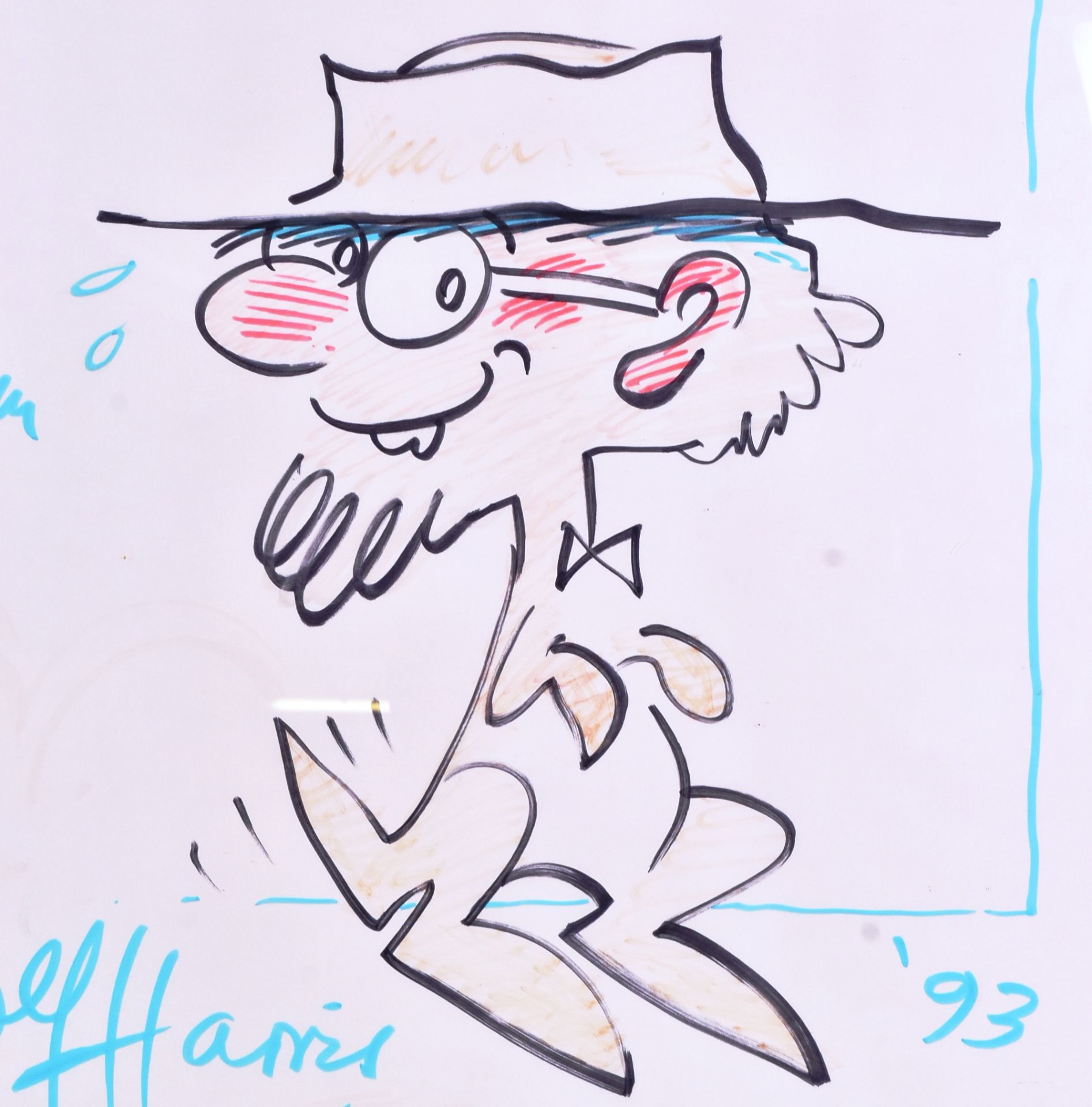 ROLF HARRIS - PRESENTER, SINGER & ARTIST - LARGE SKETCH - Bild 3 aus 5