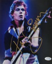 THE CLASH - PAUL SIMONON - SIGNED 8X10" PHOTO - ACOA