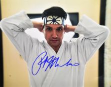 RALPH MACCHI - KARATE KID / COBRA KAI - 11X14" SIGNED - ACOA