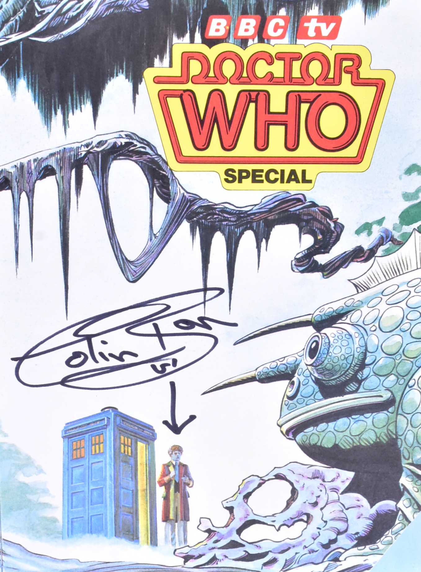 DOCTOR WHO - COLIN BAKER (SIXTH DOCTOR) - SIGNED ANNUALS - Image 3 of 5