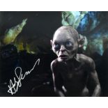 ANDY SERKIS - LORD OF THE RINGS - SIGNED 8X10" PHOTO - AFTAL