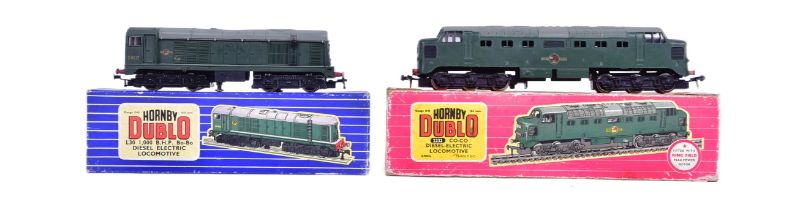 MODEL RAILWAY - TWO VINTAGE HORNBY DUBLO OO GAUGE LOCOMOTIVES