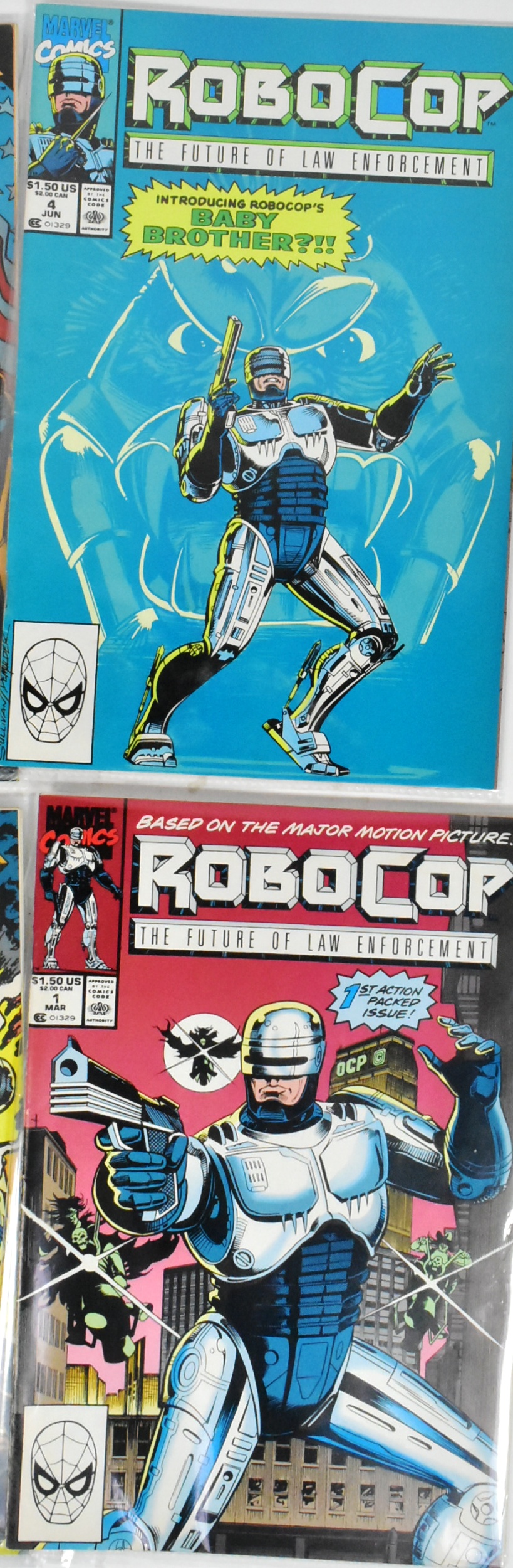 COMIC BOOKS - MARVEL COMICS - ROBOCOP THE FUTURE OF LAW ENFORCEMENT - Image 4 of 5