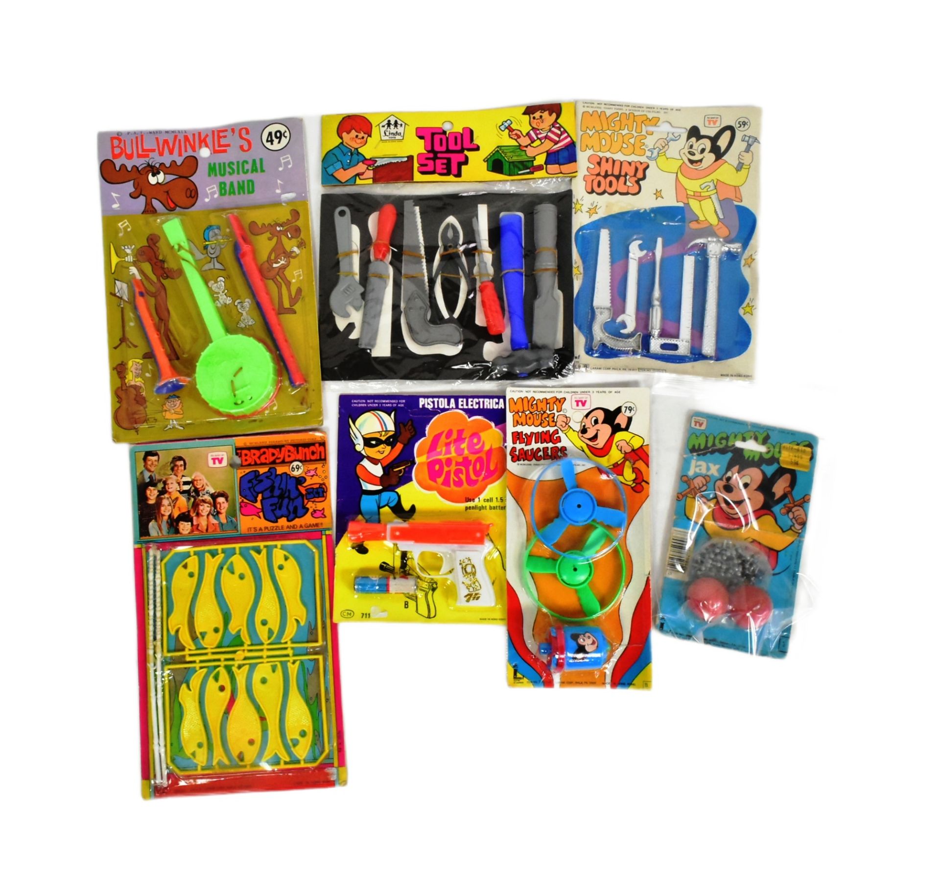 RACK PACK TOYS - COLLECTION OF ASSORTED VINTAGE TOYS