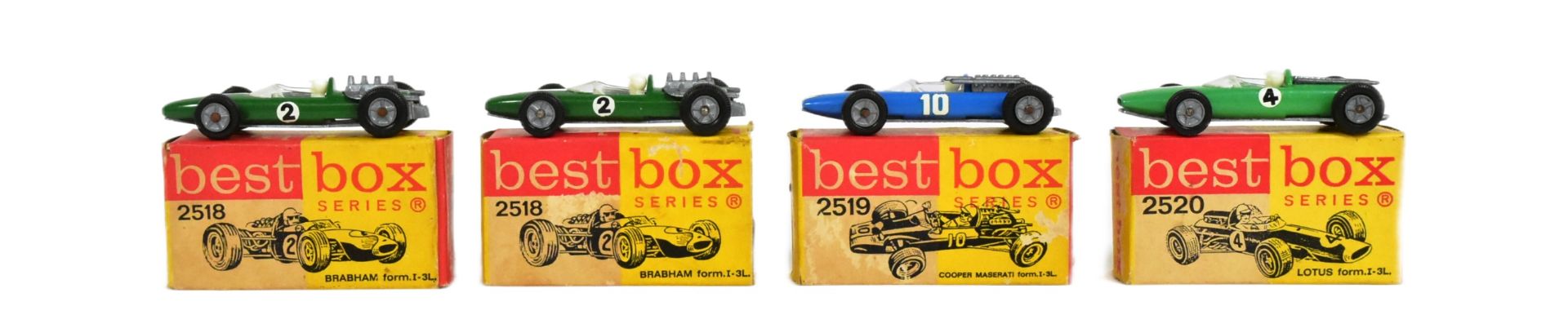 DIECAST - X4 VINTAGE DUTCH MADE DIECAST RACE CARS