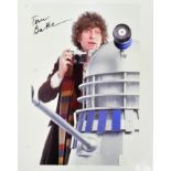 DOCTOR WHO - TOM BAKER - FOURTH DOCTOR - AUTOGRAPHED 8X10" PHOTO