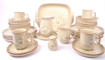 DENBY - DINNER AND TEA SERVICE IN DAYBREAK PATTERN