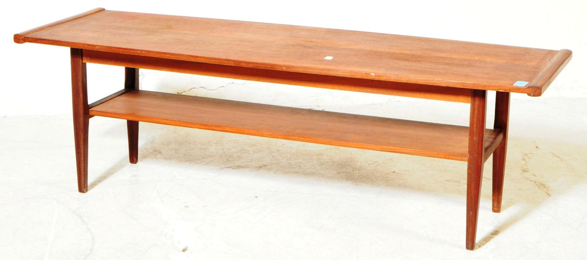 MYER - MID CENTURY TEAK LONG JOHN COFFEE TABLE