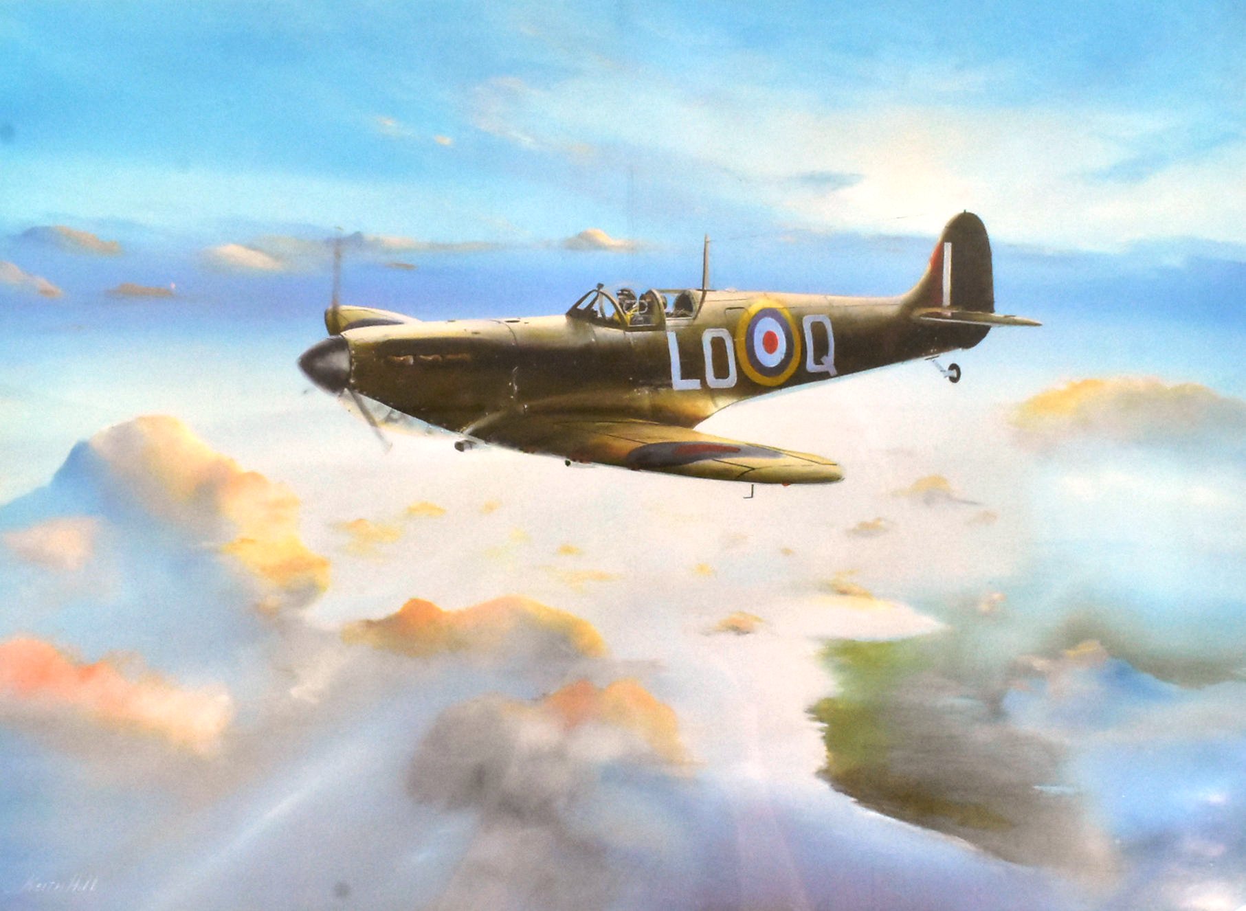 AFTER KEITH HILL - LIMITED EDITION PRINT - TRIBUTE TO THE FEW - Image 2 of 4
