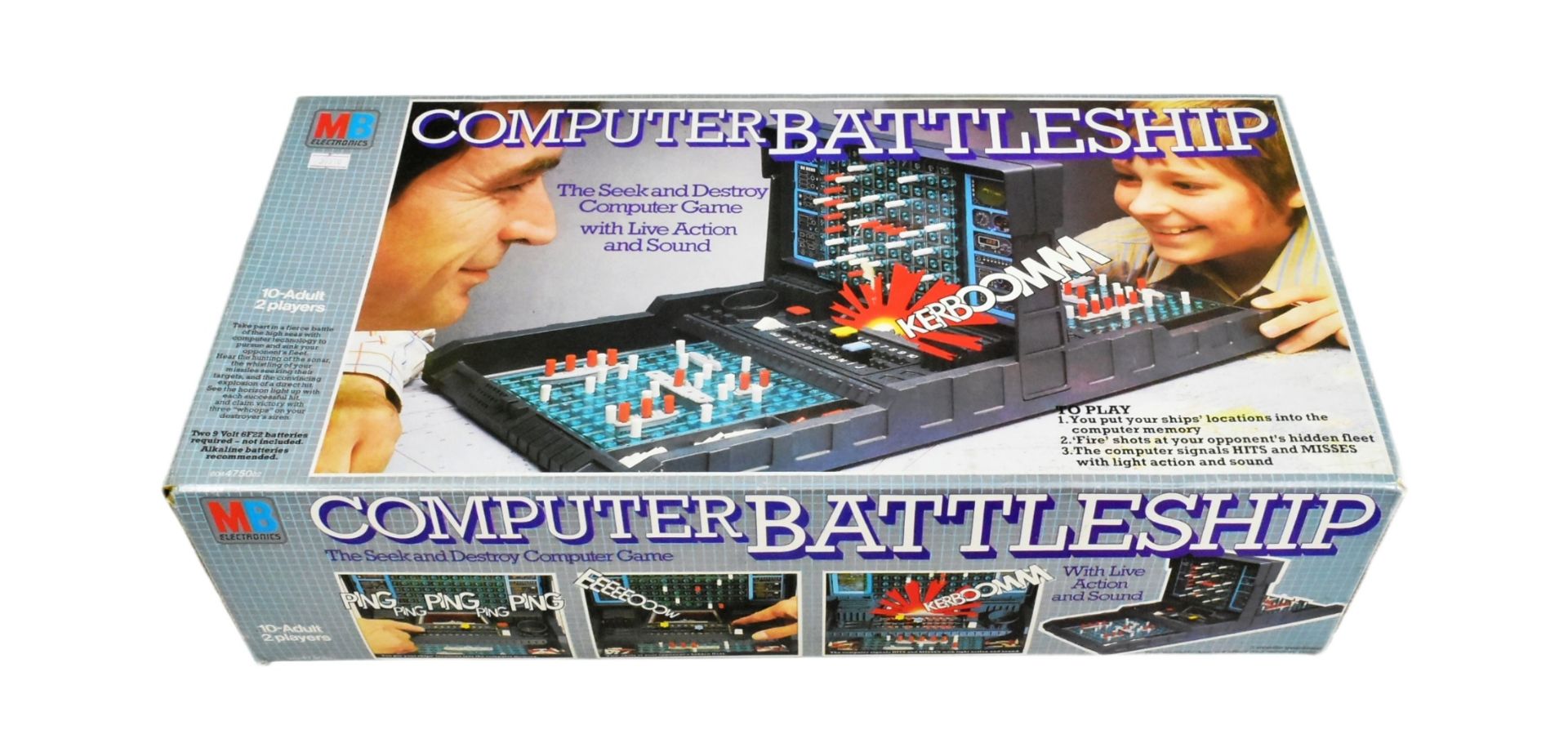 VINTAGE MB GAMES COMPUTER BATTLESHIP