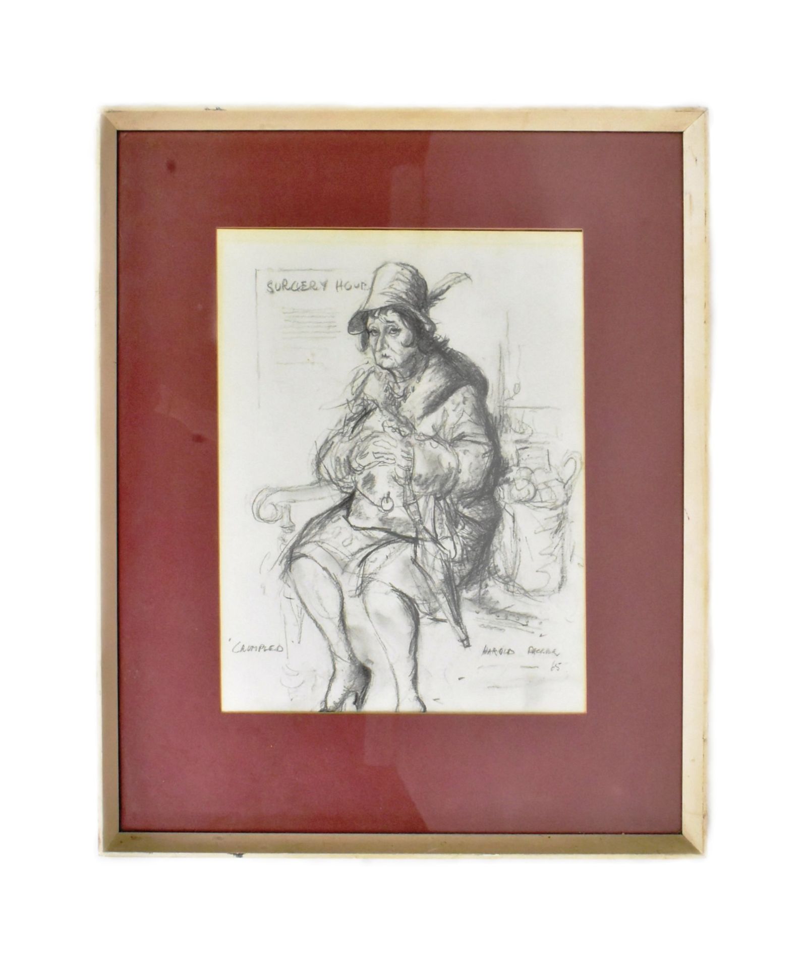 HAROLD PACKER (1908 - 2000) - FRAMED SKETCH '65