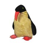 LARGE VINTAGE PENGUIN SOFT TOY