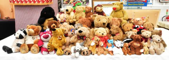 LARGE COLLECTION OF ASSORTED SOFT TOY TEDDY BEARS