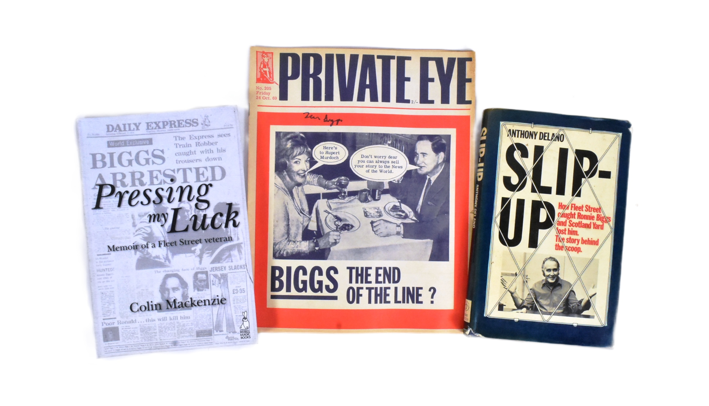 A COLLECTION OF PRINTED GREAT TRAIN ROBBERY MEMORABILIA