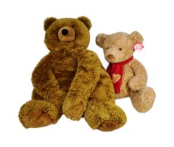 TWO LARGE SOFT TOY TEDDY BEARS