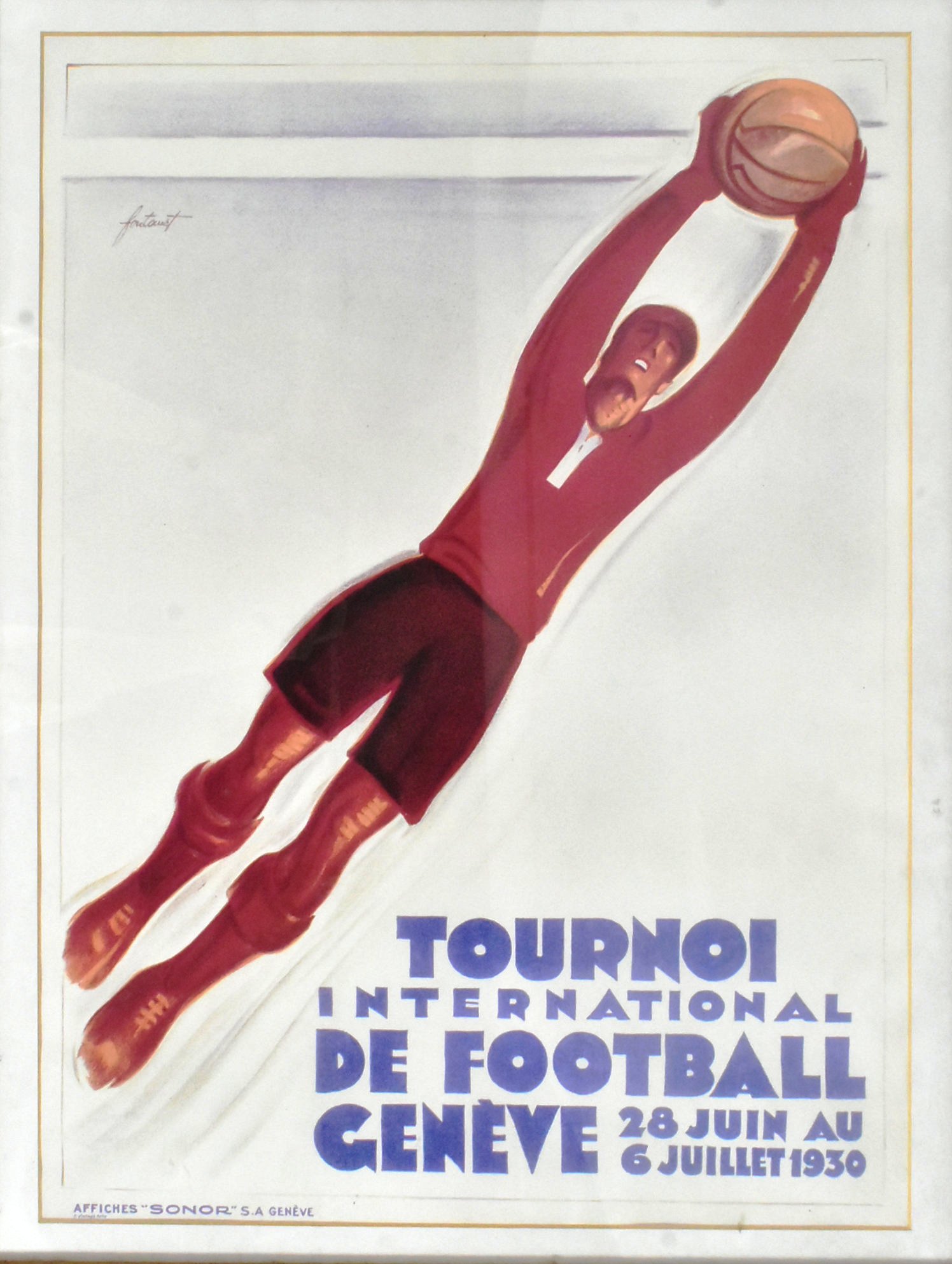 AFTER NOEL FONTANET - INTERNATIONAL FOOTBALL TOURNAMENT POSTER - Image 2 of 3