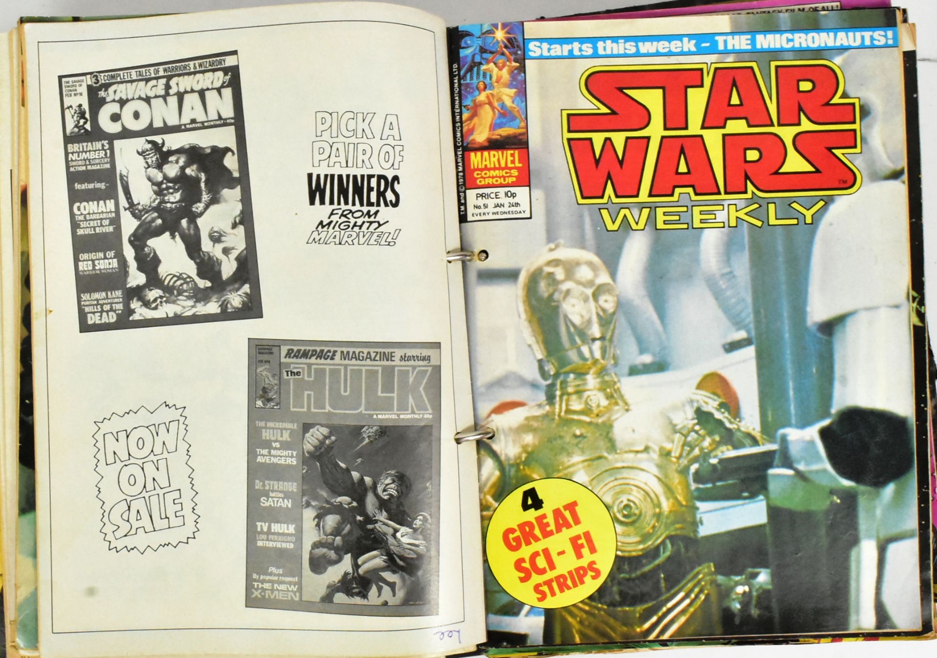 VINTAGE MARVEL STAR WARS WEEKLY COMICS - Bild 3 aus 4