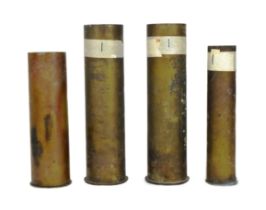 SECOND WORLD WAR BRASS ARTILLERY SHELLS